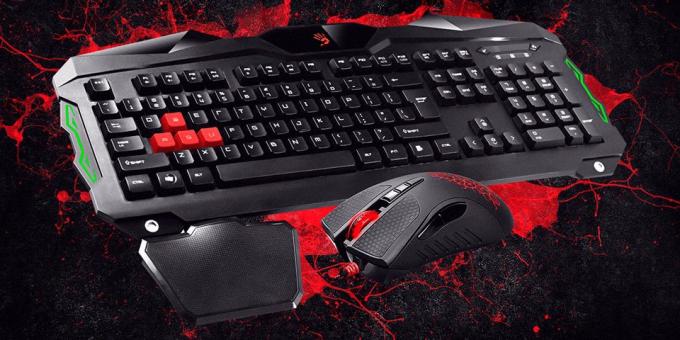 Karácsonyi eladó Tmall: Gaming Keyboard + egér A4Tech Bloody