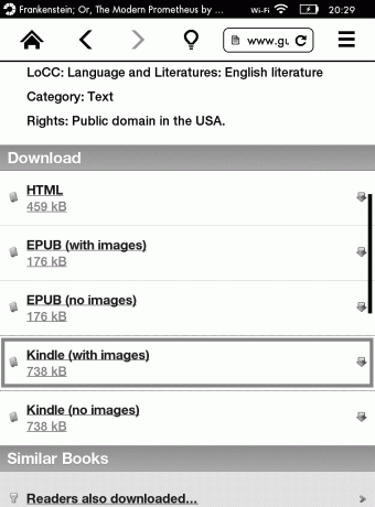 Hogyan lehet feltölteni egy könyvet a Kindle: letöltés a böngészőn keresztül