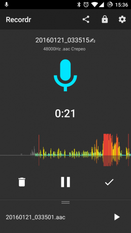 Kiváló minőségű hangrögzítő Androidra