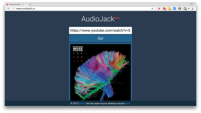 Hogyan lehet letölteni zenét AudioJack 