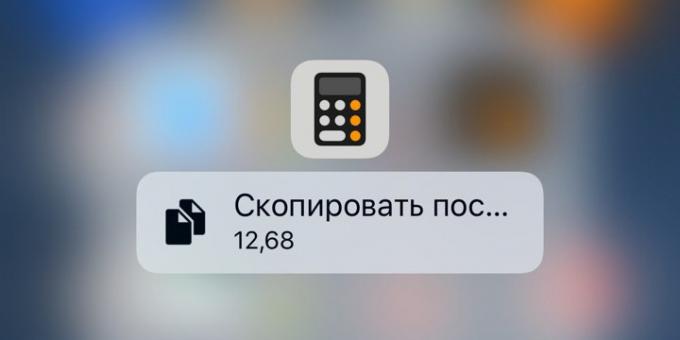 iPhone számológép multitasking képernyőn