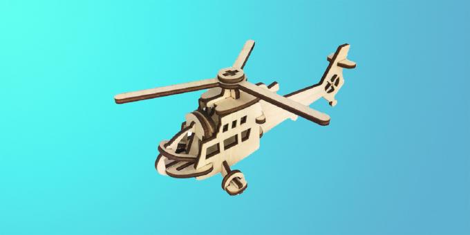 Előregyártott helikopter modell