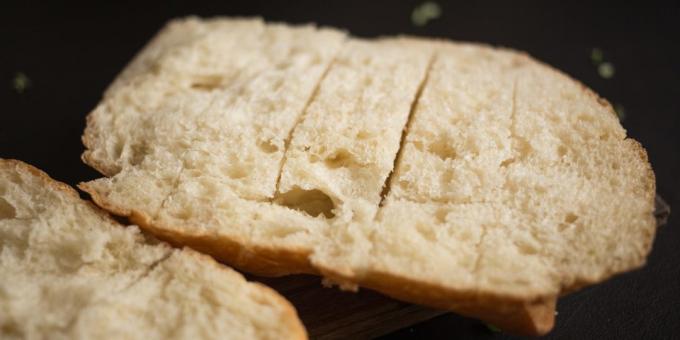 fokhagymás pirítós kenyér