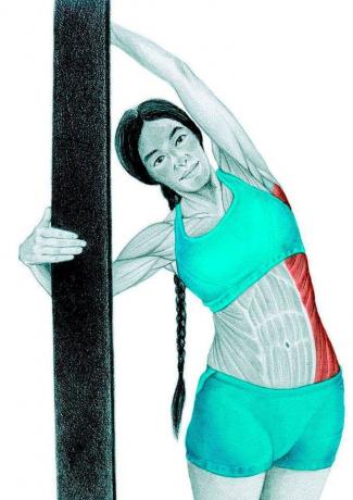 Anatomy of stretching: lengőkeret a falra