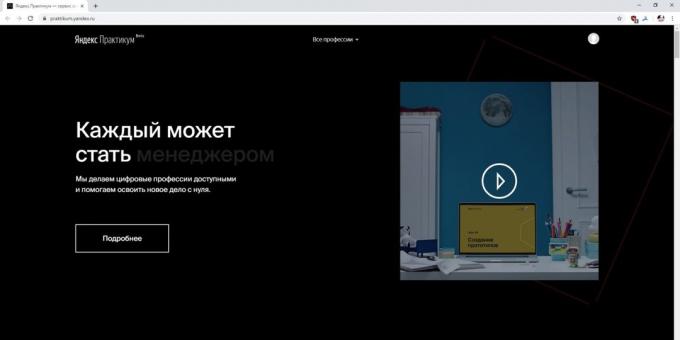 Yandex. gyakorlati munka