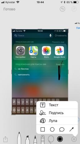 iOS 11 újítások: Screenshot Editor 2