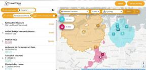 Traveltime Maps szolgáltatás segít megtalálni a környék nevezetességeinek
