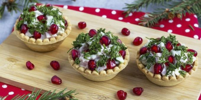 Tartlet sonkával és sajttal