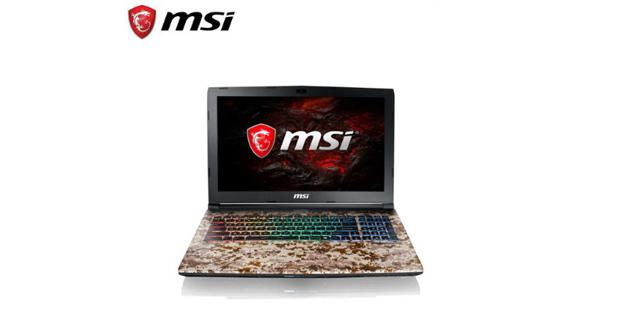 MSI GE62 7RE Camo Squad