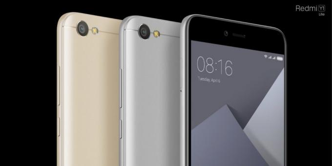 Xiaomi redmi Y1 és redmi Y1 Lite byudgadzhety