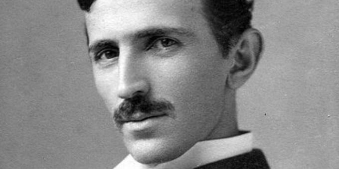 Nikola Tesla, mint egy fiatal férfi