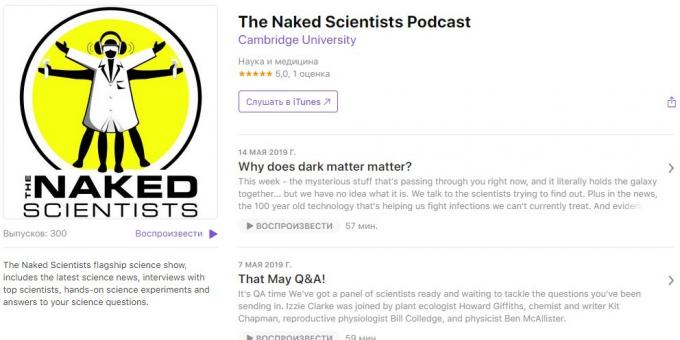 Érdekes podcast: A meztelen tudósok