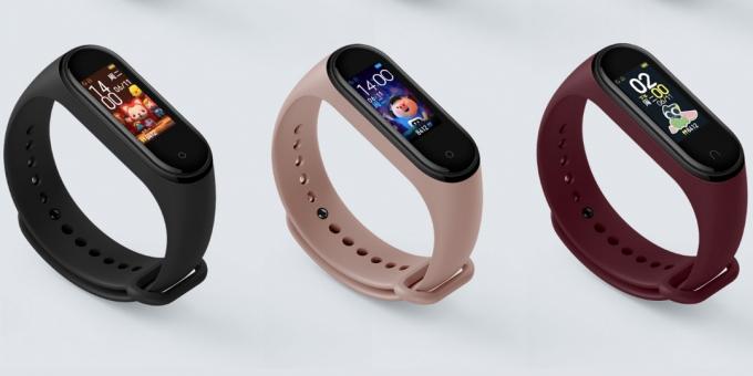 Xiaomi Mi Band 4 egy több színezett tárcsák