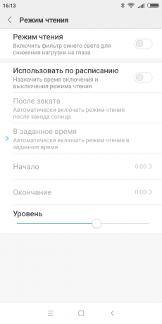 Xiaomi redmi 6: Olvasás nézet