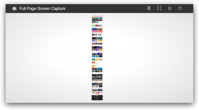 Teljes oldal Screen Capture: Ready screenshot