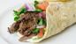 Shawarma karamellizált marhahússal és zöldségekkel