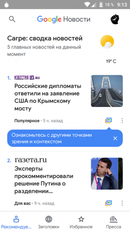 Google News: Roundup