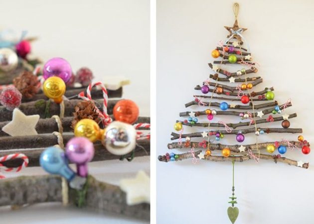 Díszítő karácsonyfa: alternatív