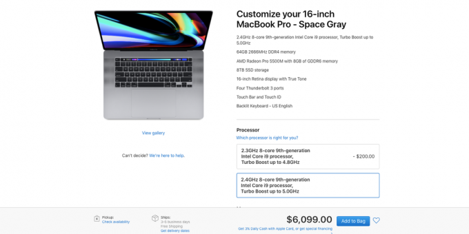 Az Apple kiadott egy új 16 colos MacBook Pro: jobb teljesítmény ugyanazt a pénzt