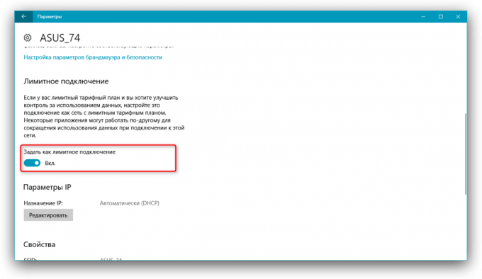A Windows 10 alá Alkotók Frissítés: Limit kapcsolatot