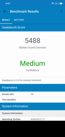 Áttekintés Xiaomi redmi 6. megjegyzés Pro: Geekbench Akkumulátor