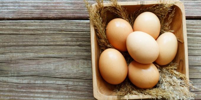 Jódot tartalmazó élelmiszerek: tojás