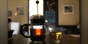Főzni Cascara - egy ital készült szárított pépet a kávé bogyó