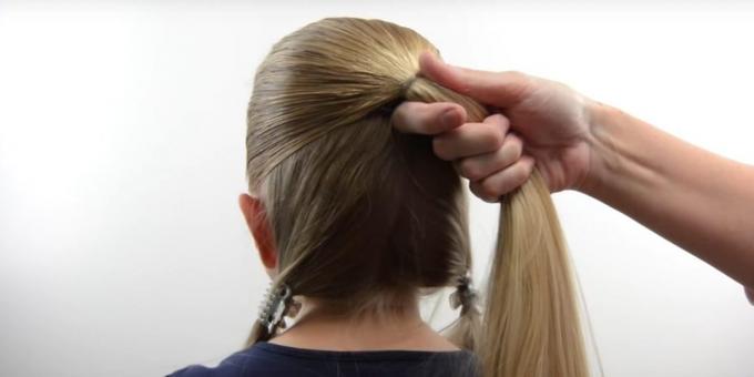 Új frizura lányoknak: osztja a haj