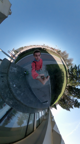 Giroptic iO: fotó Little Planet módban