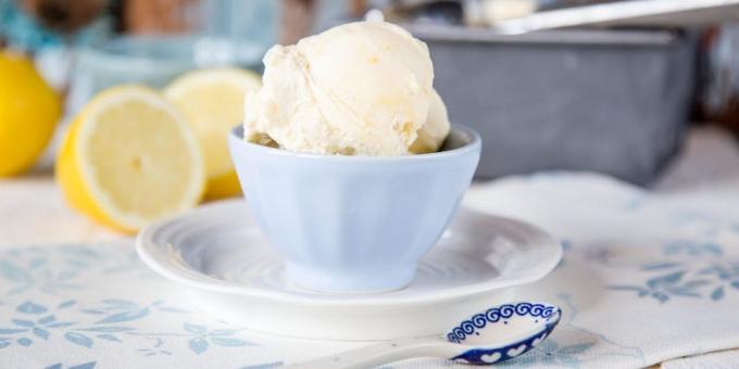 Hogyan tegyük citrom fagylalt