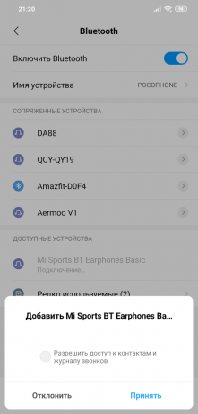 Mi Sport Bluetooth Youth Edition: Egy eszköz hozzáadása