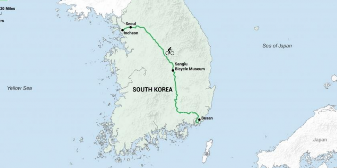 Látnivalók Dél-Korea: utazás az ország észak-déli irányban, akkor túra Zelenski Cycle World