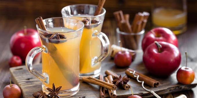 Az alkoholmentes forralt bor az almalé, narancs: a legjobb recept
