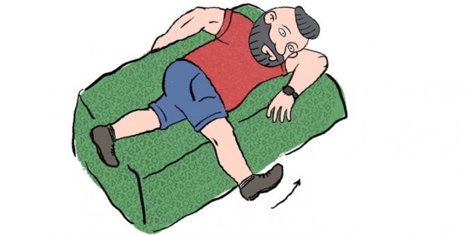 Hogyan lehet megszabadulni a izomfájdalom: relaxációs derék fekvő