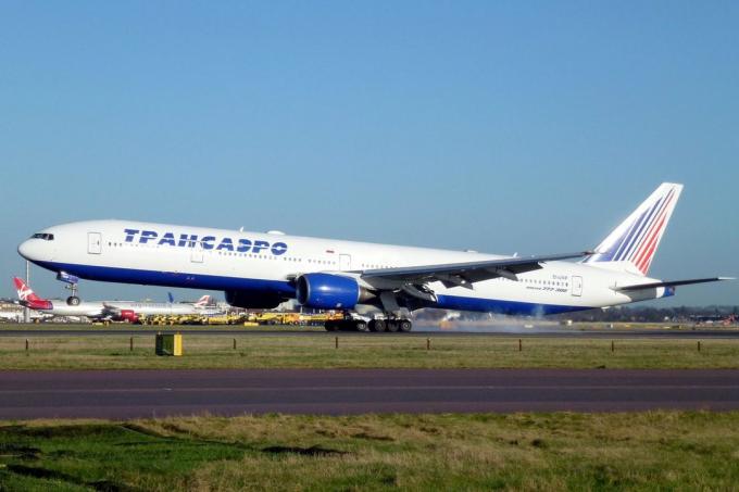 Boeing 777-300 a cég „Transaero”