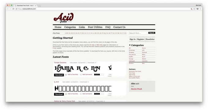 Hol letölthető betűtípusok ingyen: Acid betűtípusok