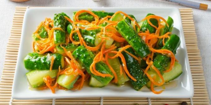 Top gyömbérrel receptek: Fűszeres saláta gyömbérrel