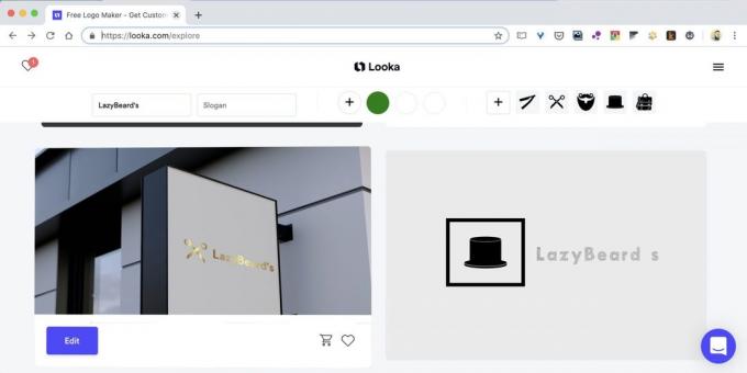 Hogyan hozzunk létre egy logó internetes honlapján Looka