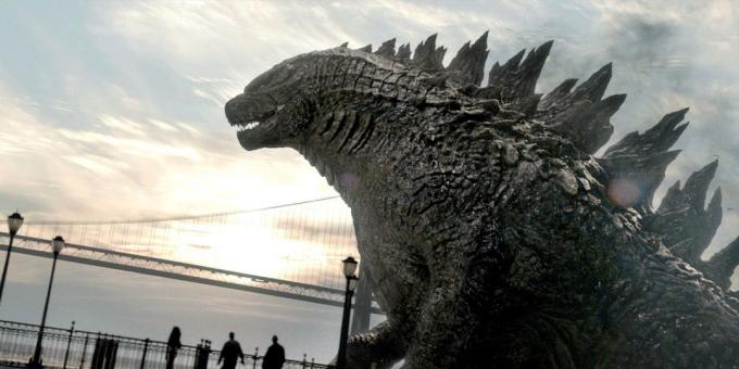 Felvétel a "Godzilla" filmből