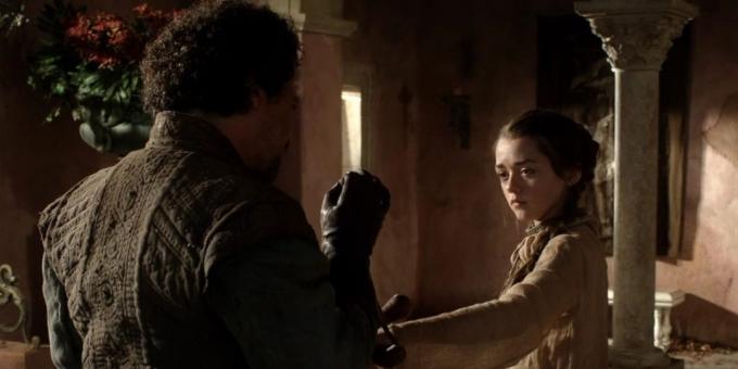 hősök "Game of Thrones": Arya Stark, és Trout Sirio