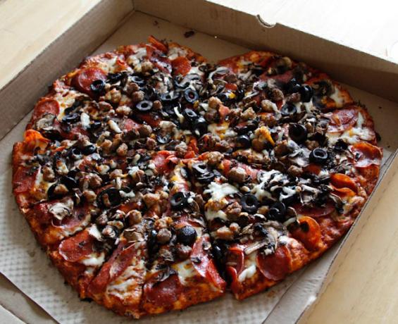 Ajándékok Valentin-nap: Pizza