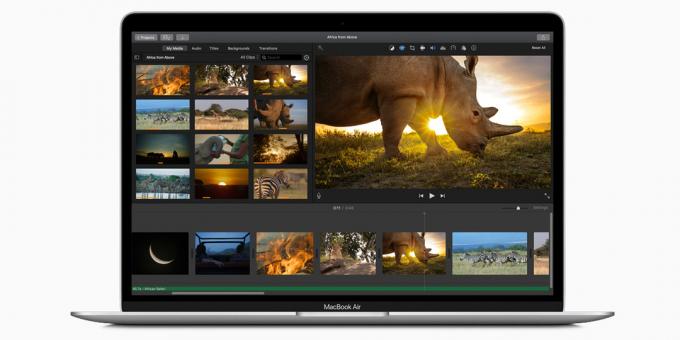 Az Apple bemutatja az új MacBook Air-t, továbbfejlesztett billentyűzettel