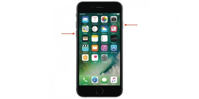 Hogyan kell újraindítani a iPhone: iPhone 7