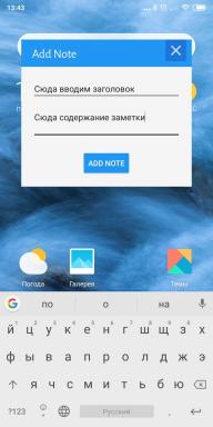 Notes in Notification - gyors jegyzetek az Android értesítési sáv