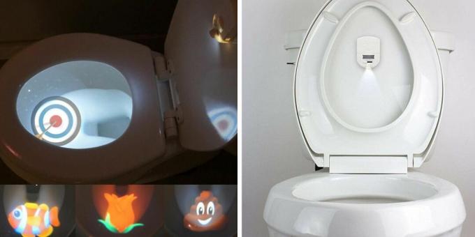 szokatlan kütyük: WC-lámpák