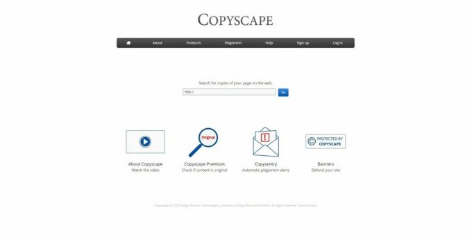 Ellenőrizze a szöveg egyediségét online: Copyscape