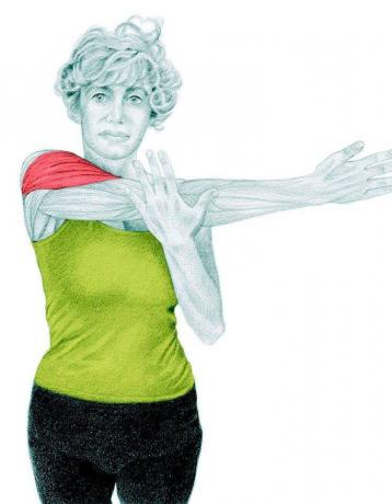 Anatomy of stretching: stretching a váll oldalsó
