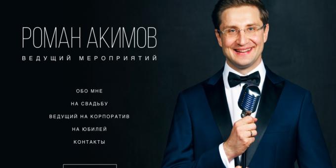 Személyes márka: a helyszínen a vezető események a római Akimov
