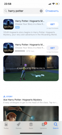 Keresés Harry Potter: Wizards Unite az App Store