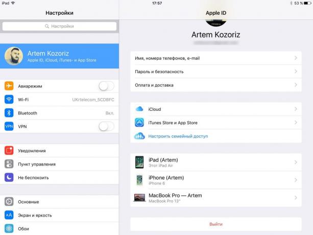 iPad Eladó: Kifelé fiókjába, iCloud